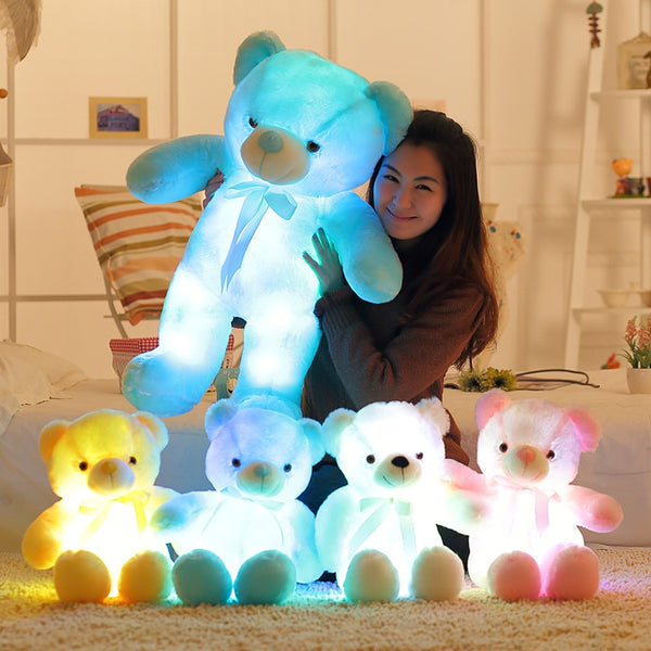 Creative Light Up LED Teddy Bear Stuffed Animals Plush