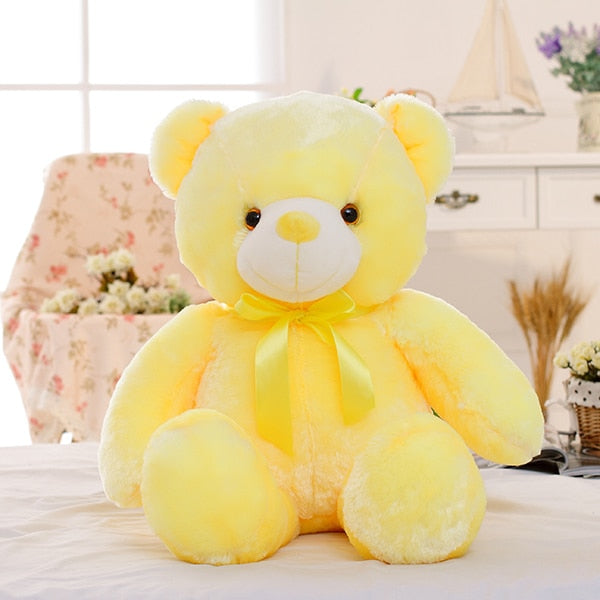 Creative Light Up LED Teddy Bear Stuffed Animals Plush