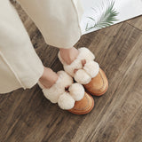 High Quality Natural Sheepskin Fur Slippers Super Soft and Cozy