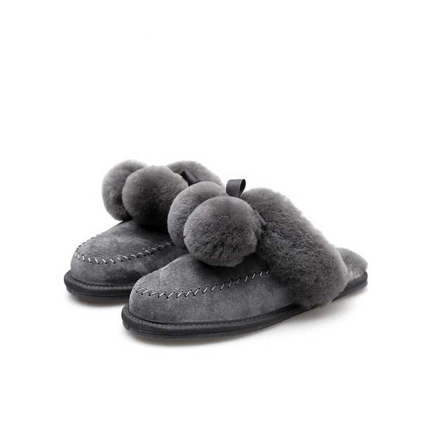 High Quality Natural Sheepskin Fur Slippers Super Soft and Cozy