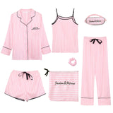 Women's 7 Piece Pajamas Sets