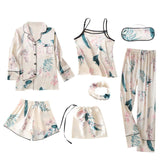 Women's 7 Piece Pajamas Sets