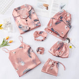 Women's 7 Piece Pajamas Sets